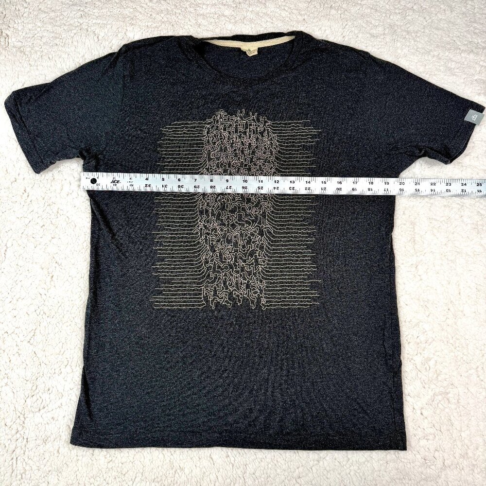 Moncat - Typographia Sz M T-Shirt - Keith Haring Joy Division Unknown Pleasures - Picture 3 of 9